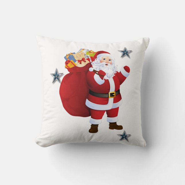 Almohada de Navidad, Santa (Anverso)