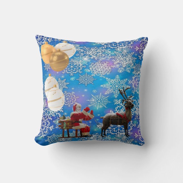Almohada de Navidad, Santa (Anverso)