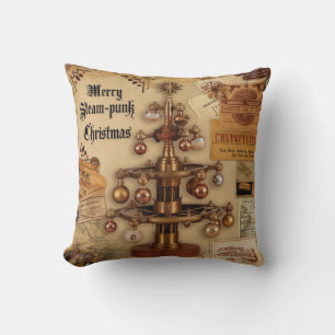 Almohada de Navidad Steampunk