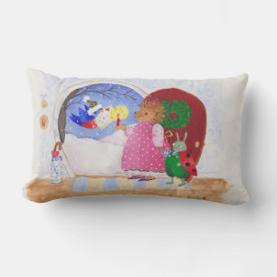almohada de Navidades de peluche y escarabajo