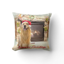 almohada de Navidades fuertes de 16 x 16