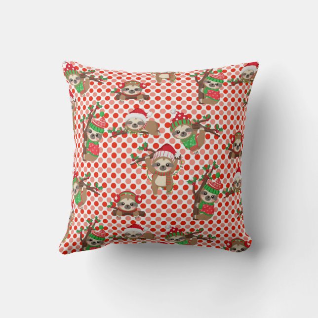 almohada de Navidades perezosos para bebés (Reverso)