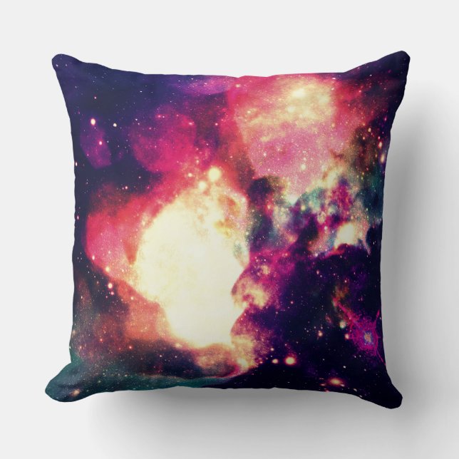 Almohada de Nebulosa Colorida (Anverso)