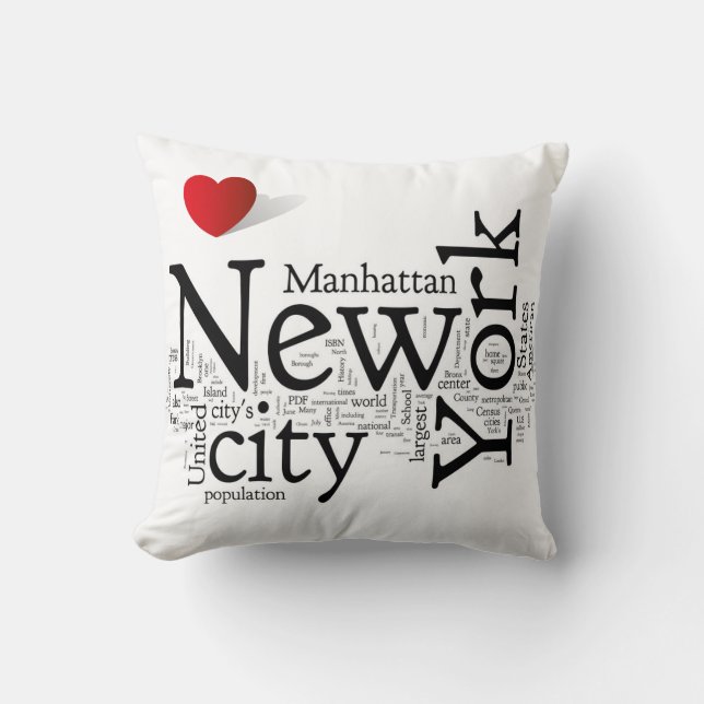 Almohada de New York City (Anverso)