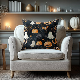 Almohada de nombre de Halloween – Calabazas, fanta