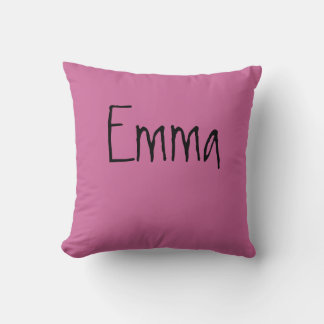 Almohada de nombre Emma
