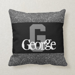 almohada de nombre personalizado elegante