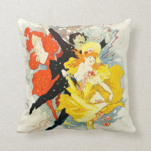 Almohada de Nouveau del arte de Julio Cheret