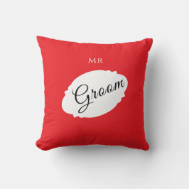 Almohada de novio personalizada – Decoración moder
