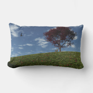 Almohada de nubes que pasan navegando