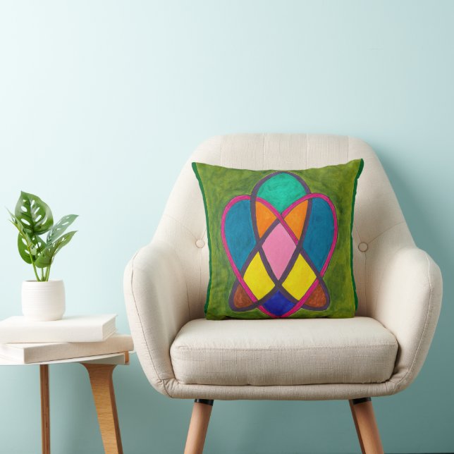 almohada de nudo de amor celta (Silla)
