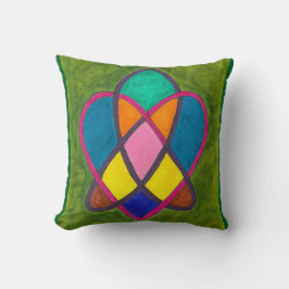 Almohada de nudo de amor celta