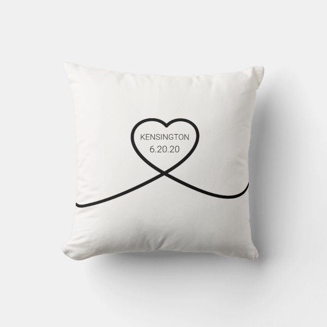 Almohada de Nudo de Corazón (Anverso)