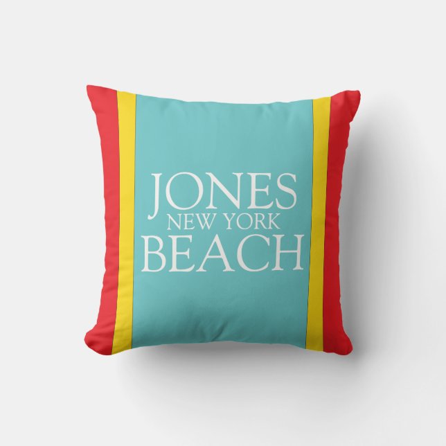 Almohada de Nueva York de la playa de Jones (Anverso)