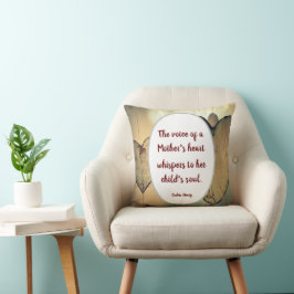 Almohada de nursery con poema del corazón sentimen