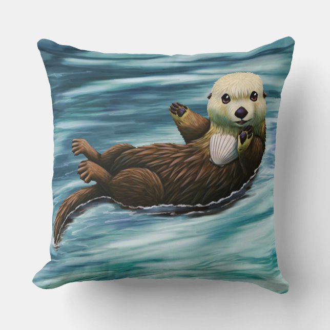 Almohada de nutria marina (Anverso)