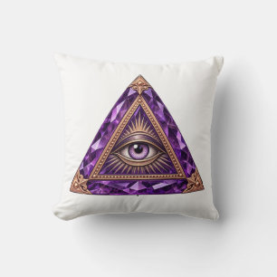 Almohada de Ojo de Cámara de Amatista