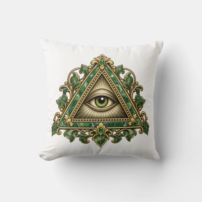 Almohada de Ojo de Enredadera de Jade (Anverso)