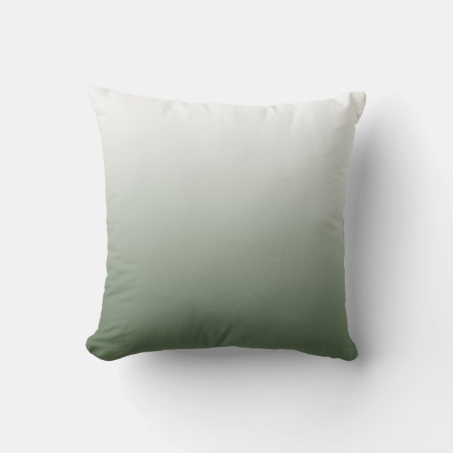 Almohada de Ombre del verde caqui (Anverso)