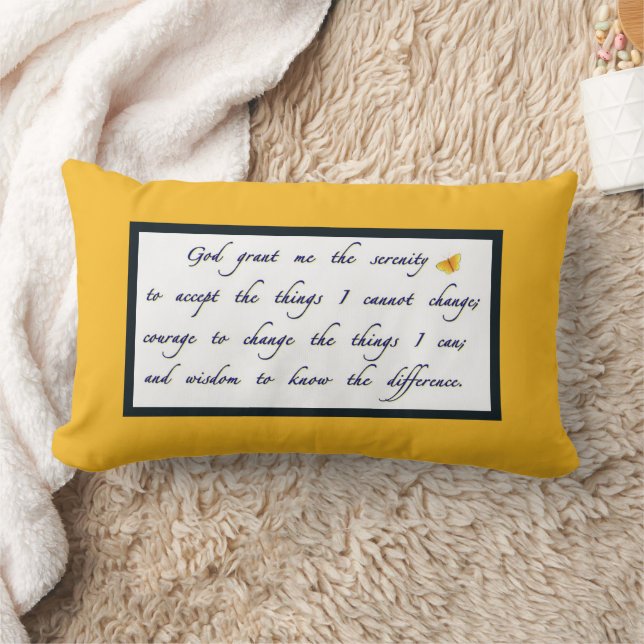 Almohada de oración de serenidad (Manta)