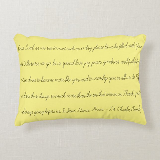 almohada de oración matutina (Anverso)