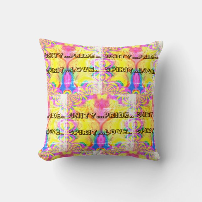 Almohada de orgullo espíritu de unidad 1 (Anverso)