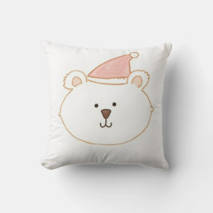 almohada de oso de santa cutánea