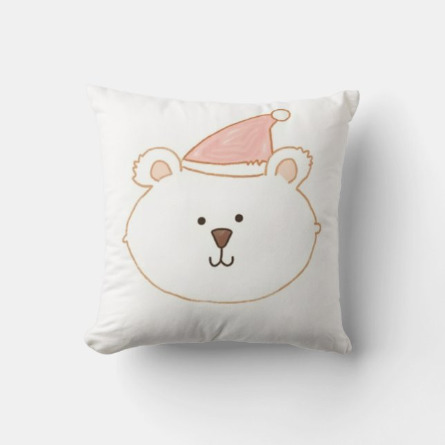 almohada de oso de santa cutánea (Anverso)