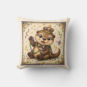 Almohada de Otter de Nueva Orleans Lindo