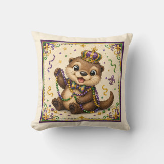 Almohada de Otter de Nueva Orleans Lindo