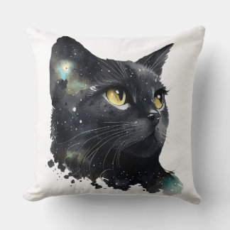 Almohada de paisaje montañoso de otoño