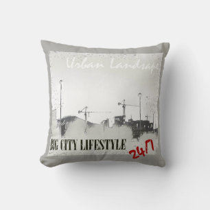 Almohada de paisaje urbano