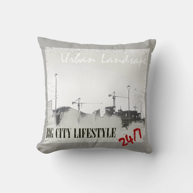 Almohada de paisaje urbano (Anverso)