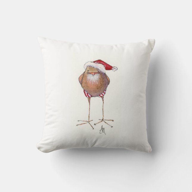 almohada de pájaro de Santa (Anverso)