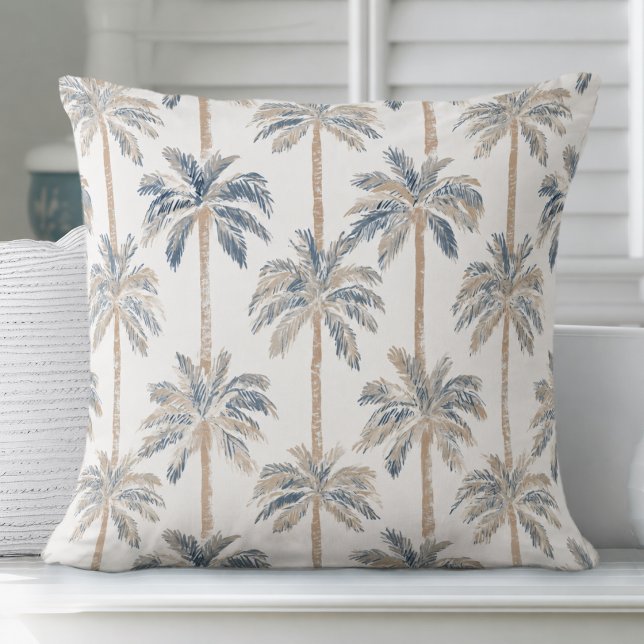 Almohada de Palma (Palm Tree Throw Pillow by Totally Coast)