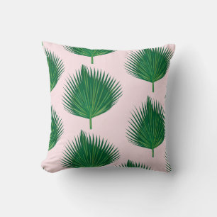 Almohada de palma tropical