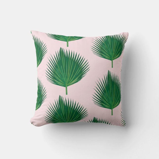 Almohada de palma tropical (Anverso)