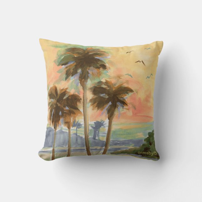almohada de palmeras (Anverso)