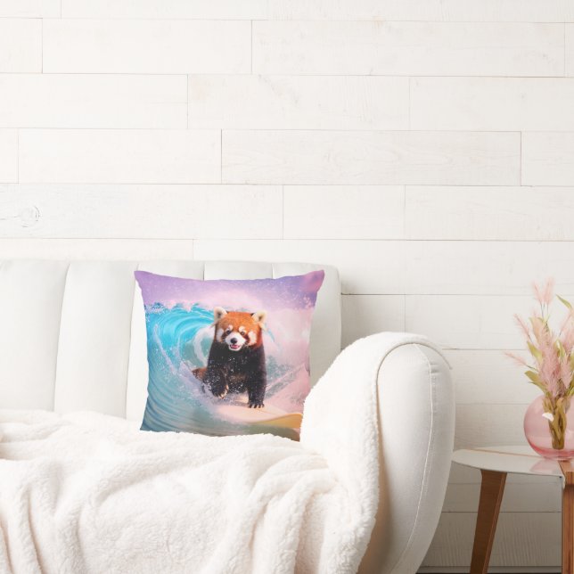 Almohada de Panda Rojo (Sofá)