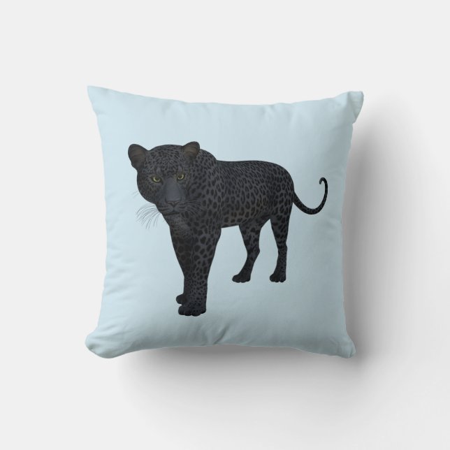 ALMOHADA DE PANTERA NEGRA (Anverso)