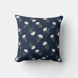 Almohada de Pastel de Tiza Floral Sin Costuras