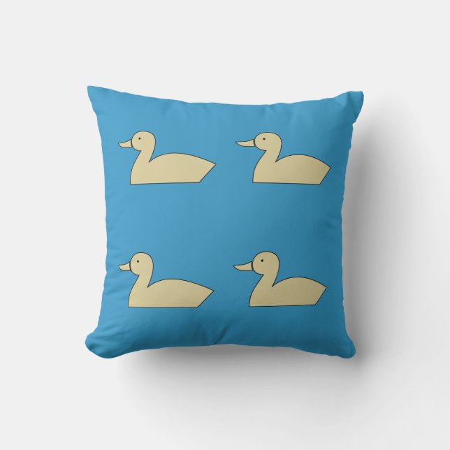 Almohada de patito lindo para guardería (Anverso)