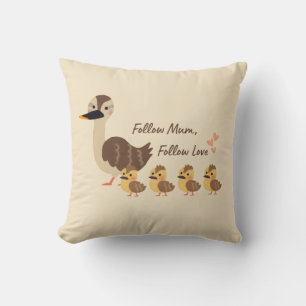 Almohada de pato madre linda