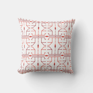 Almohada de patrón abstracto jeroglífico
