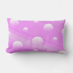 almohada de patrón abstracto rosa