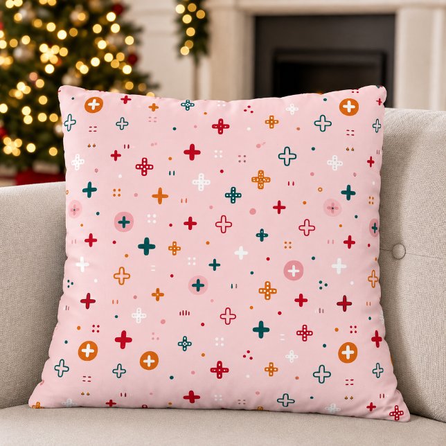 Almohada de patrón continuo de Navidad (Subido por el creador)