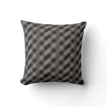 Almohada de patrón de baldosas geométricas curvas