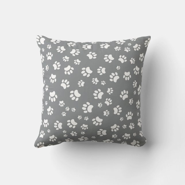 almohada de patrón de cachorro suave (Reverso)
