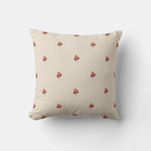 Almohada de Patrón de Champiñón Neutro
