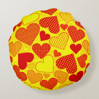 Almohada de patrón de corazón